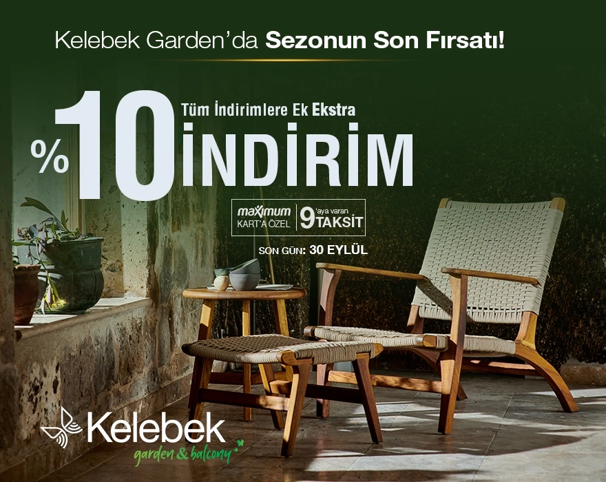 Kelebek Gardenda Sezonun Son Fırsatı! | 30 Ekim