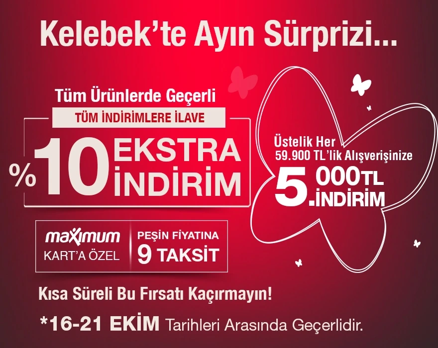 Kelebekte Ayın Sürprizi Sizi Bekliyor! 🎉🦋