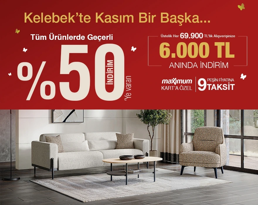 Kelebeğim Olsun Hemeeen! Diyenlere Kelebekten Kasım Fırsatları! 🦋