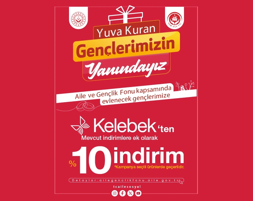 Aile ve Gençlik Fonundan Evlenmeye Hazırlanan Gençlere Özel Kampanya!