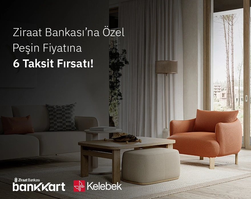 Ziraat Bankasına Özel Peşin Fiyatına 6 Taksit Fırsatı!