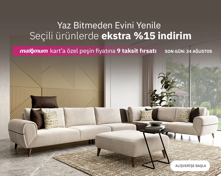 Seçili Ürünlerde Ekstra %15 İndirim