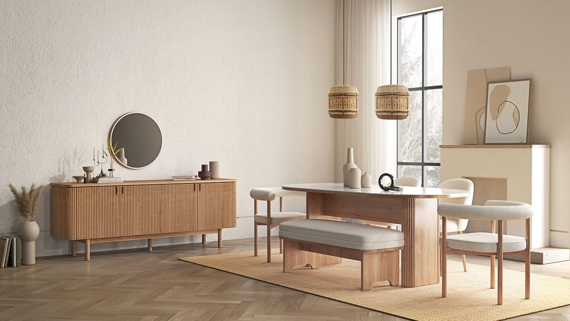 Soffice Bohem Yemek Odası Takımı thumbnail 69