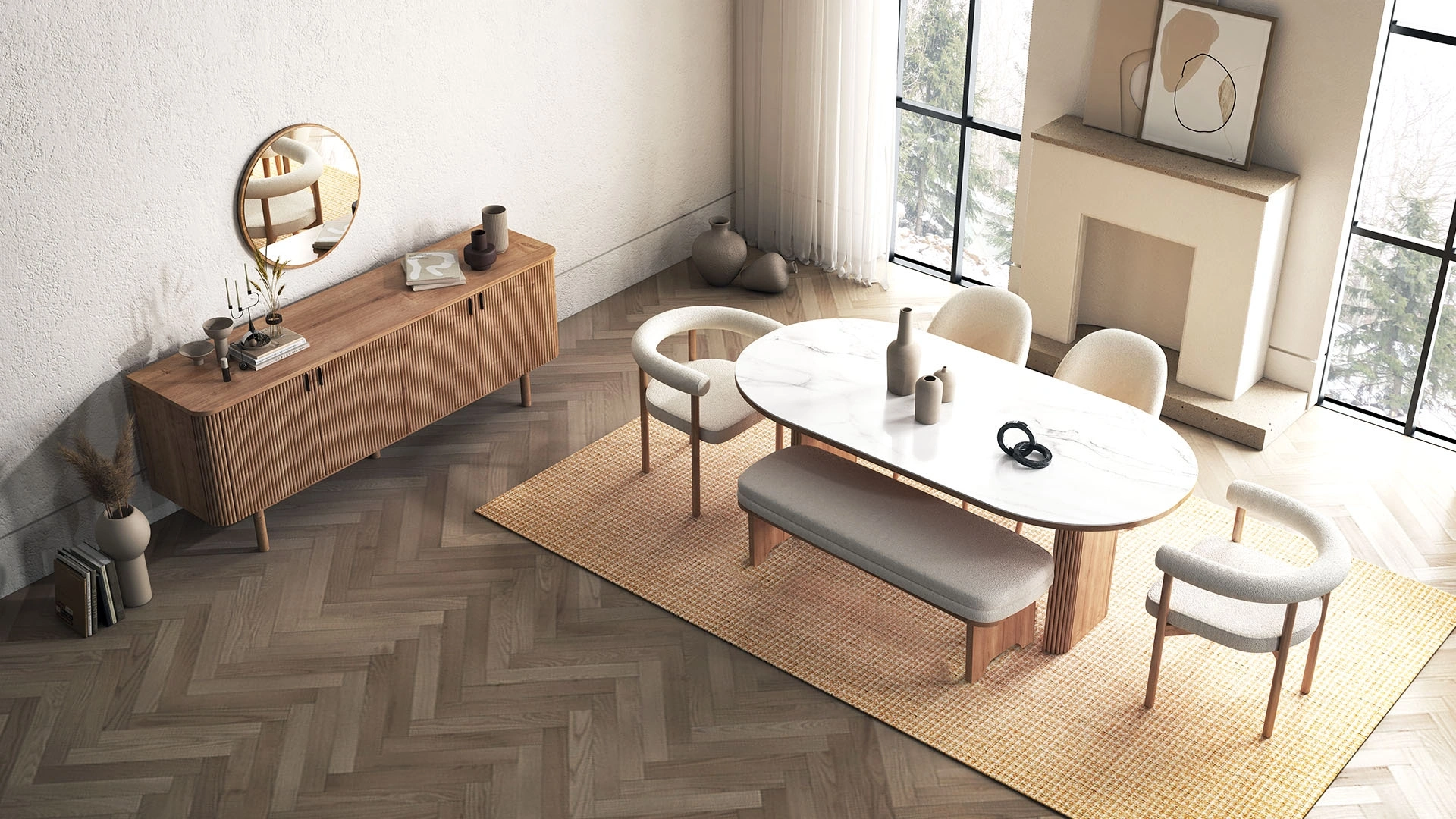 Soffice Bohem Yemek Odası Takımı thumbnail 70