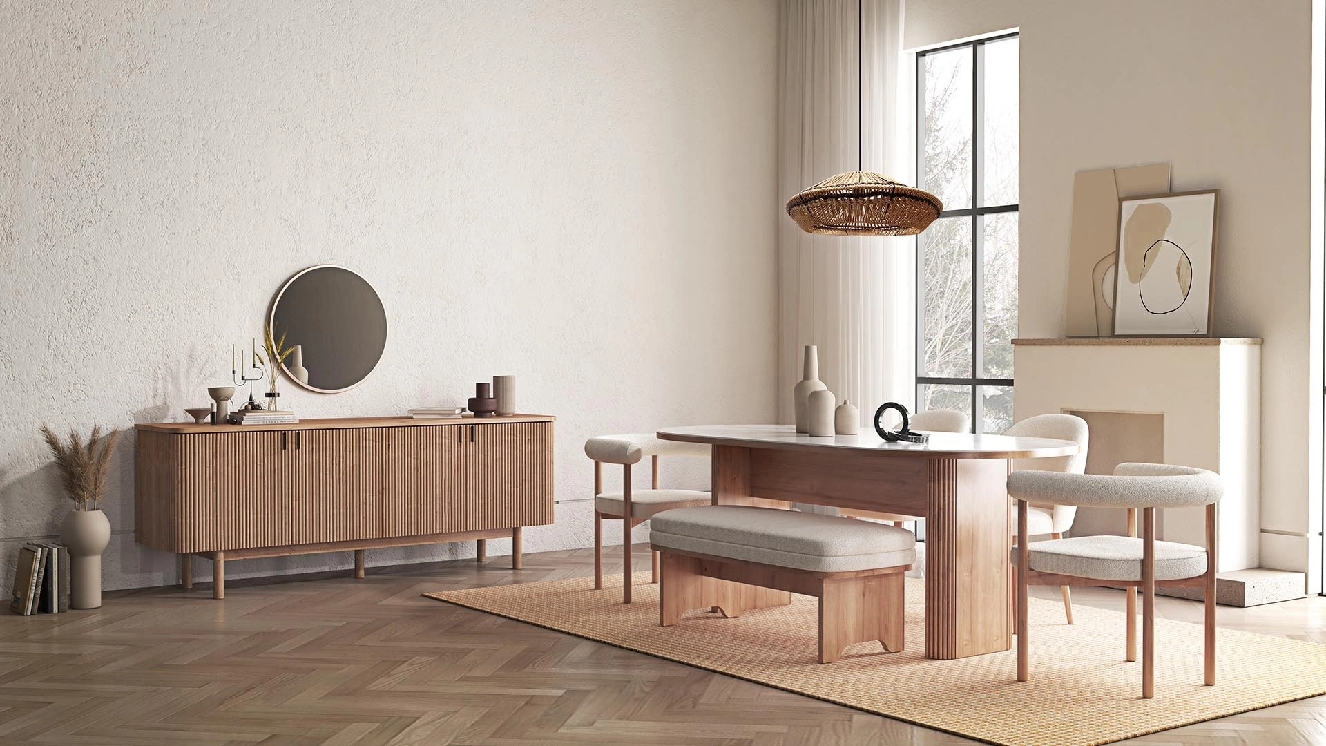 Soffice Bohem Yemek Odası Takımı thumbnail 67