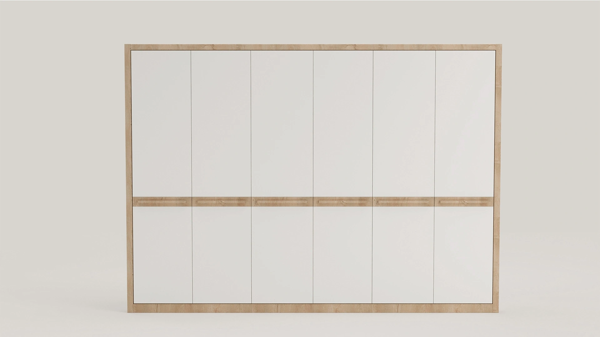 デコノフ　e Nigero 6-Door Wardrobe