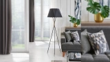 Rio Bronze Floor Lamp Antracite Shade