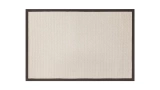 Beige Black Border Halı - 160x230 cm