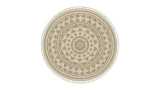 Beige Myra Round Halı - 160x160 cm