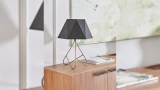 Rio Bronze Table Lamp Antracite Shade