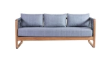 Loky Wooden Rope 3-Seater Sofa