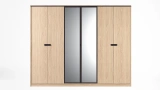 Grid 6 Door Wardrobe