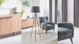 Daria Floor Lamp Anthracite Shade