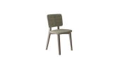 Martha Chair - Tortana Oak Leg - Green Fabric