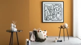 Pompom Multicolored Square Pillow