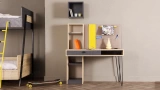 Lime Study Desk with panel