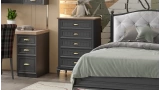 Angelic Dark Narrow Chest of Drawers