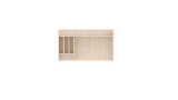 Natural Youth Study Desk Wall Unit