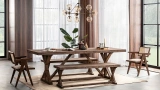 Vista Solid wood Bench