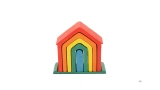 Waldorf Wooden Rainbow House Toy