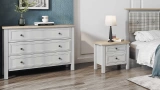 Martha Bedside Table - 2 Drawer