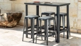 Marbel Aluminum Bar Stool