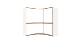 Nigero 5-Drawer Corner Cabinet