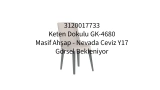 Lionel Senta Chair - Nevada Walnut Legs - Grey Fabric