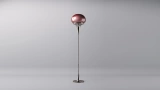 Berry Floor Lamp - Anthracite Headboard