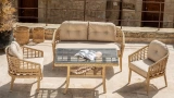 Rattan Garden Set (2+1+1+High Coffee Table)