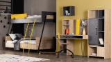 Lime Study Desk with panel