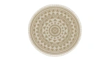 Beige Myra Round Carpet 160x160
