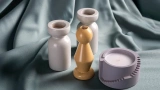 Martha Grey Candlestick