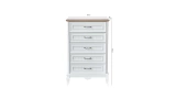 Angelic Narrow Chest of Drawers