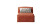 Soffice Single Armless Sofa (Armless)