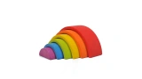Waldorf 6 Piece Wooden Rainbow Stacker Toy