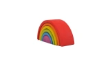 Waldorf 6 Piece Wooden Rainbow Stacker Toy