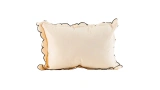 Village Cream Black Cushion