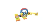 Waldorf Wooden Blue Roof House Toy