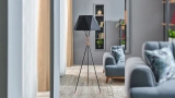 Rio Rose Floor Lamp Antracite Shade