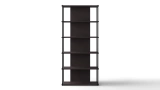 Grid Wide Bookcase - Black