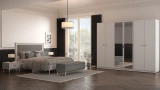 Noira 6-Door Wardrobe with Mirror