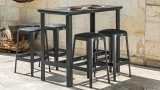 Marbel Aluminum Bar Table