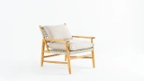 Carla Wooden Rope Armchair