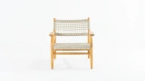 Carla Wooden Rope Armchair