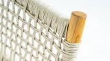 Carla Wooden Rope Armchair