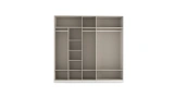 Noira 5-Drawer White Wardrobe