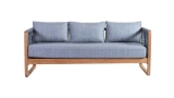 Loky Wooden Rope 3-Seater Sofa