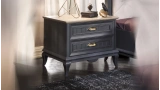 Angelic Dark Bedside Table
