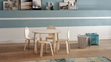 Natural Round Childrens Table